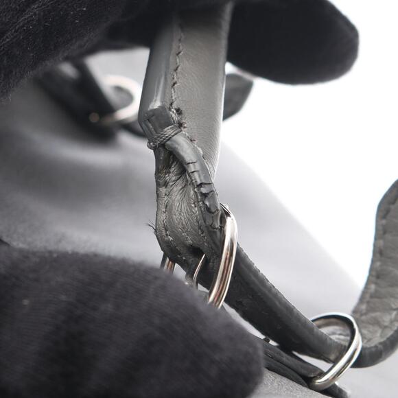 Balenciaga PAPIER A6 ZIP AROUND Paper Handbag, Leather, Women's, Gray, 370926 - Picture 10 of 12